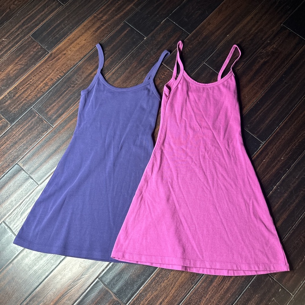 Spaghetti strap, mini dress Los Angeles Apparel California casual basic